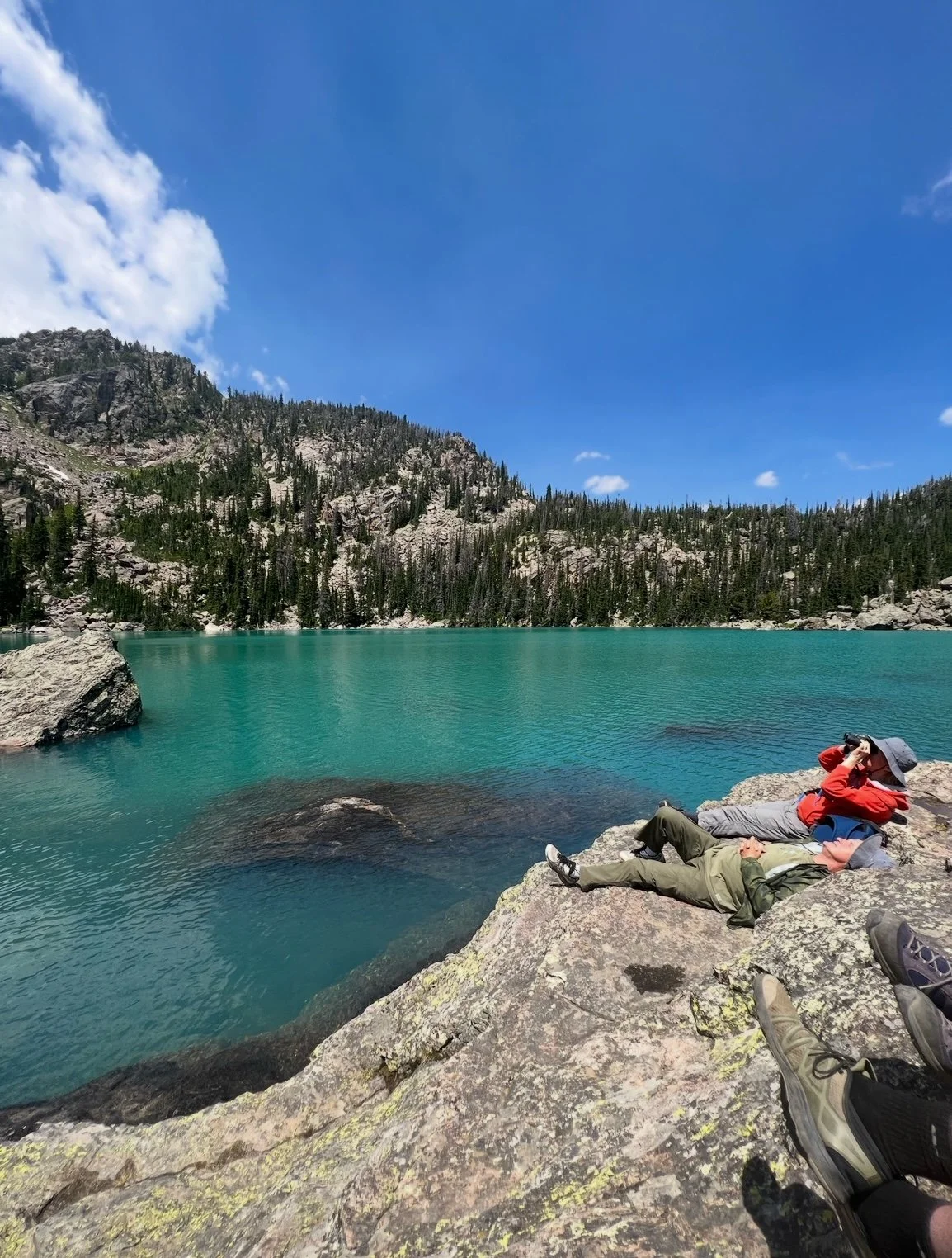 Turquoise alpine lake